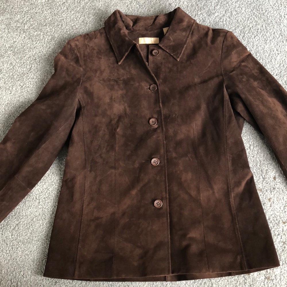 Women’s brown suede jacket